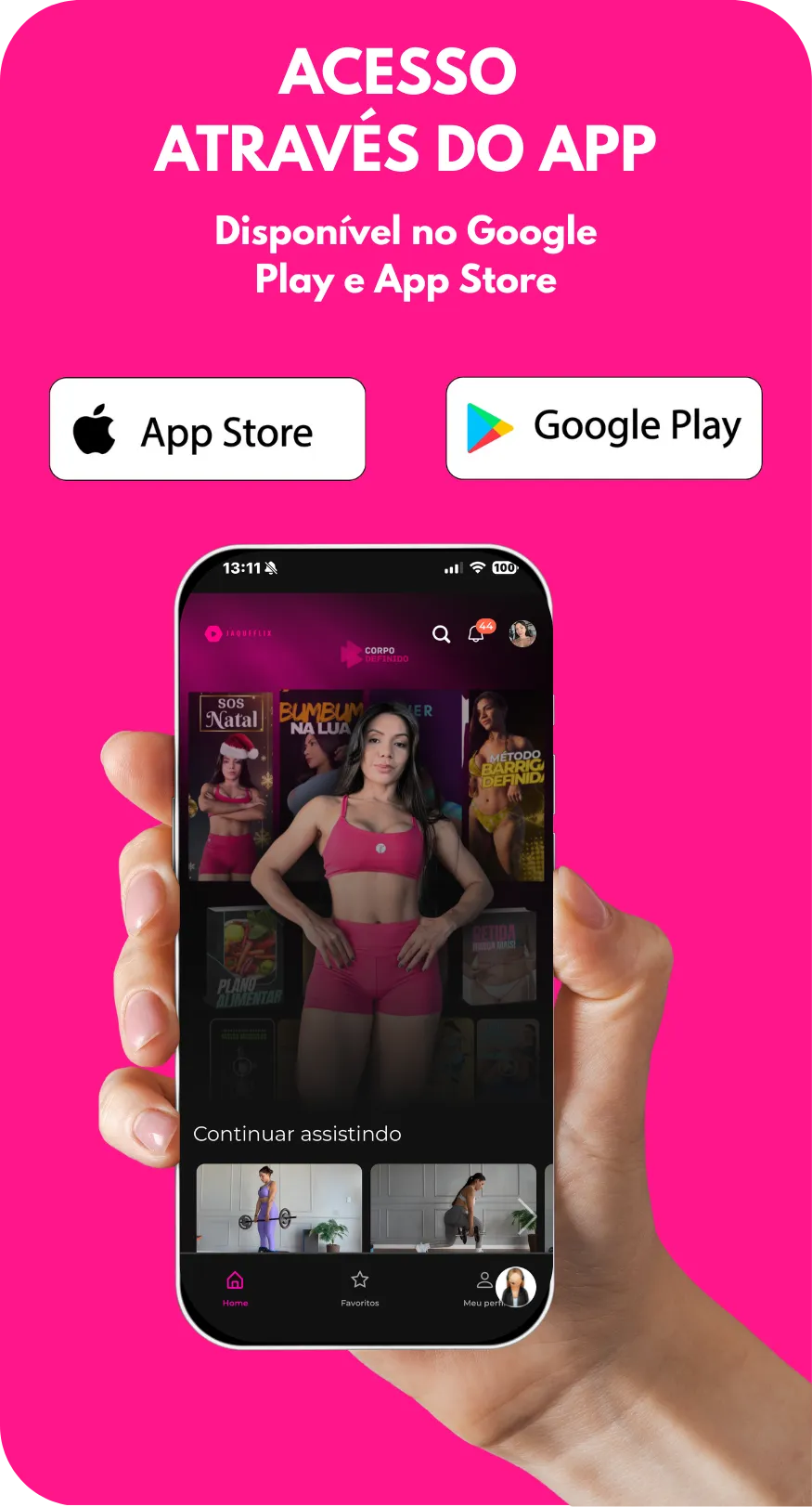 Acesso através do App